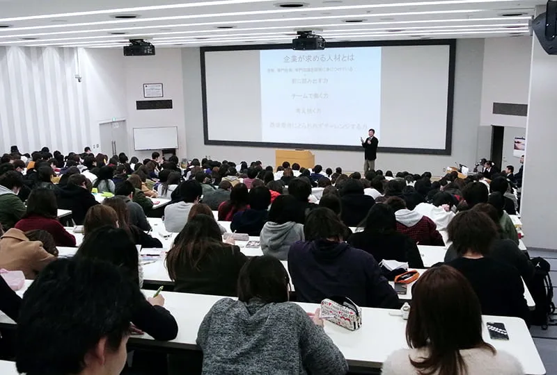 あすなろ塾講義中の風景