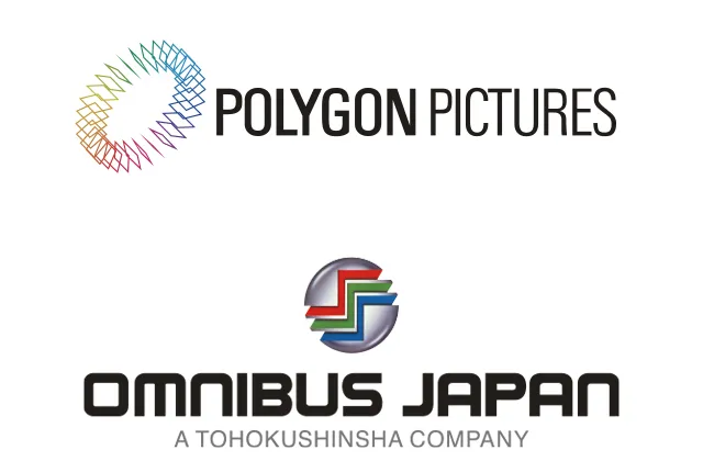 ポリゴン・ピクチュアズとオムニバス・ジャパンのロゴ