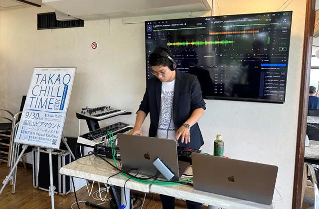 DJ中の様子