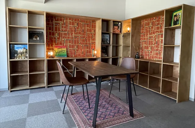 考え抜かれたデザインの室内