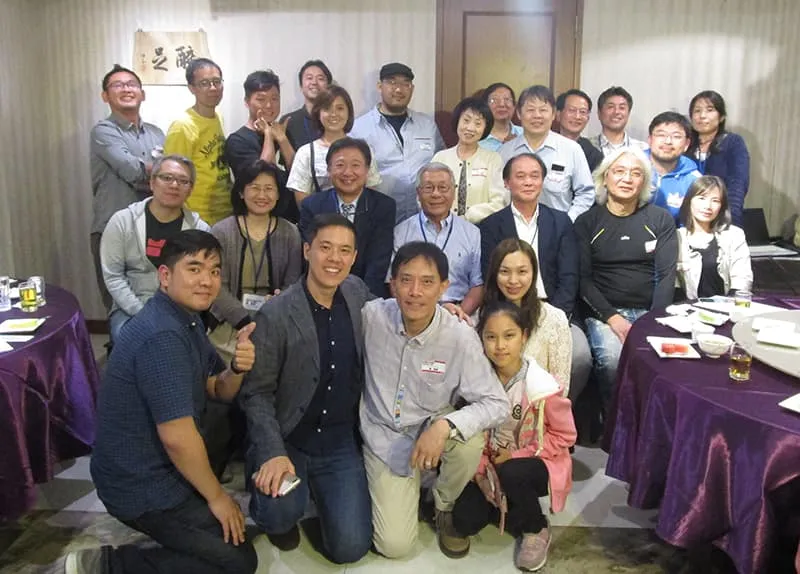 千葉理事長と参加者の集合写真