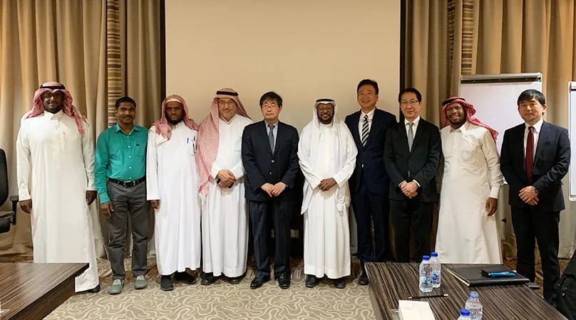 式典での記念撮影