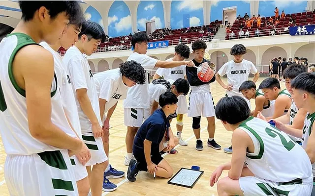 ゲーム中の作戦会議の様子