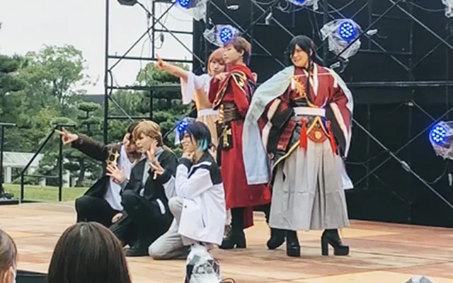 イベントで撮影会を行っている風景