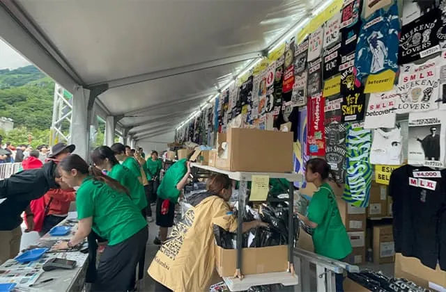 大規模なイベントの様子