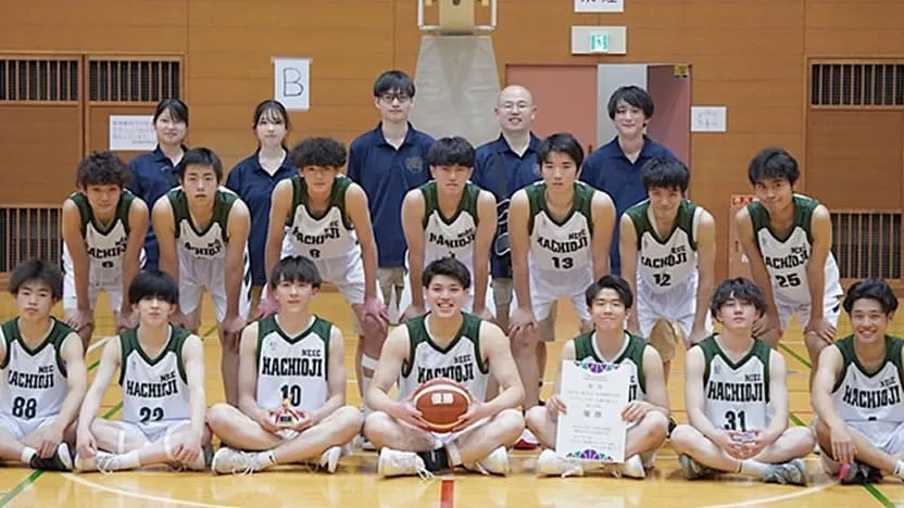 バスケットボール部の集合写真