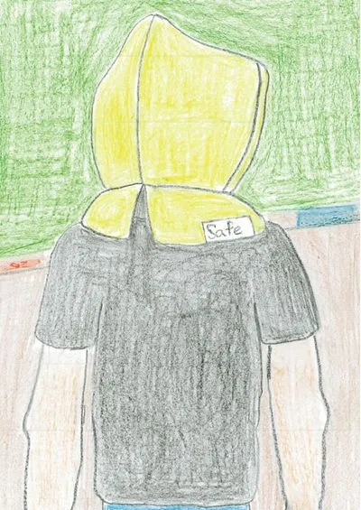 西澤光太さん「防災頭巾の子」 審査員賞