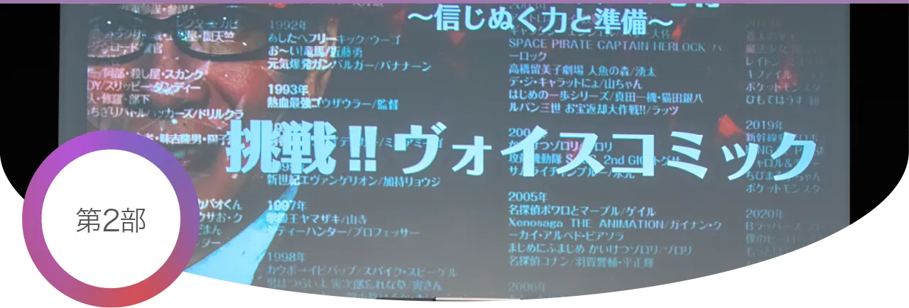 第2部 「挑め！ヴォイスコミック」