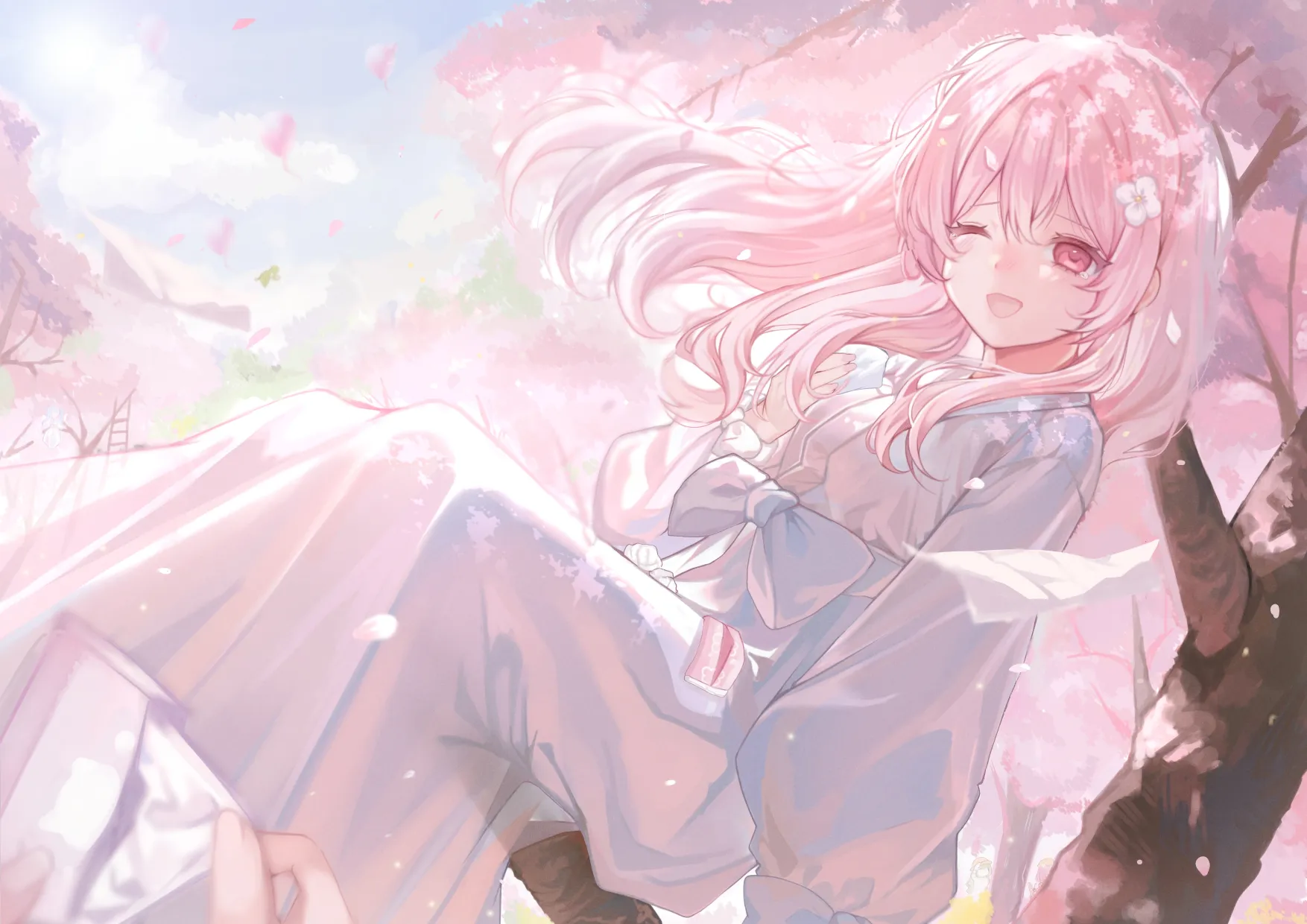 題材：春「花粉のせい」