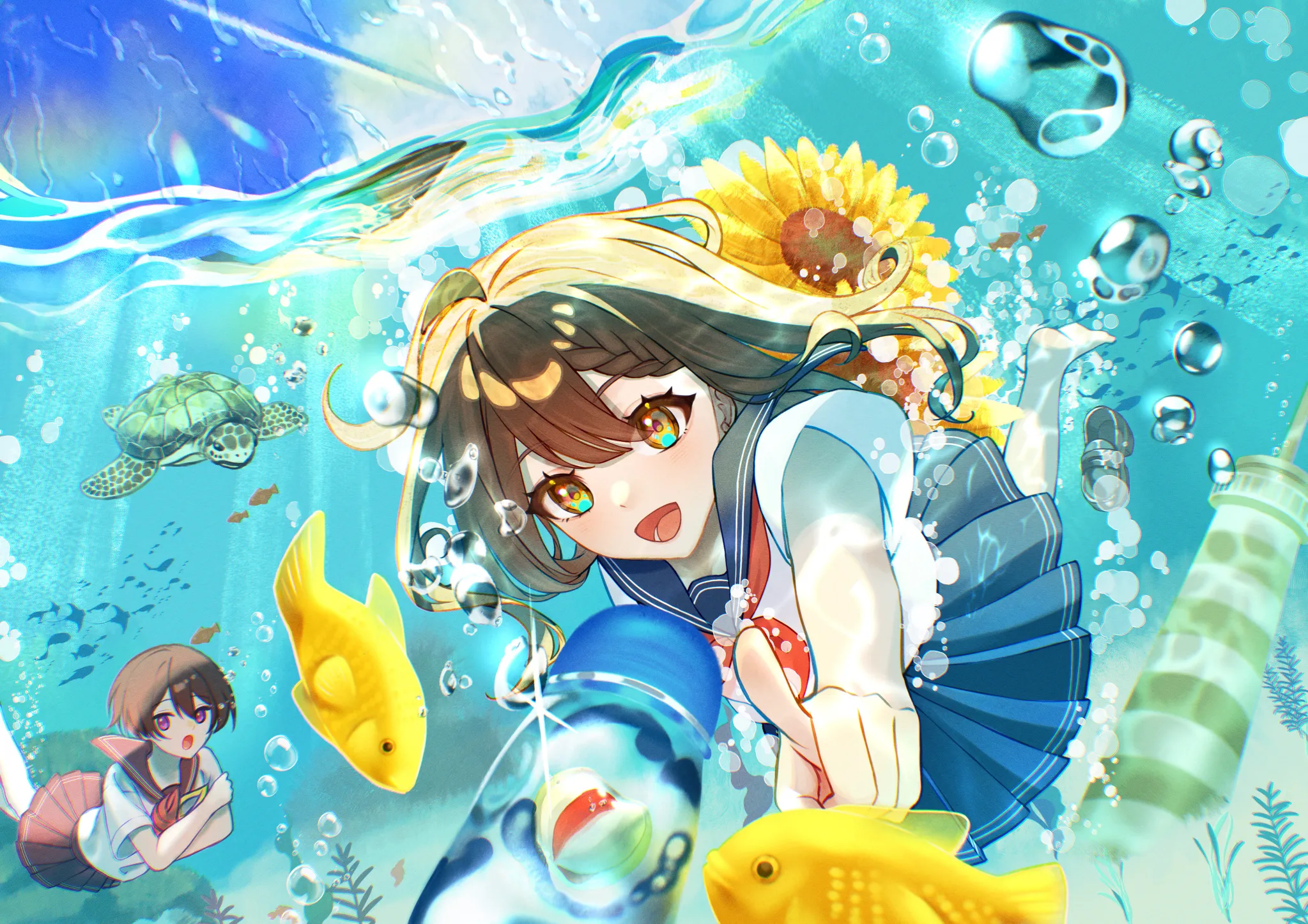 題材：夏「きらめく夏に飛び込んで！」