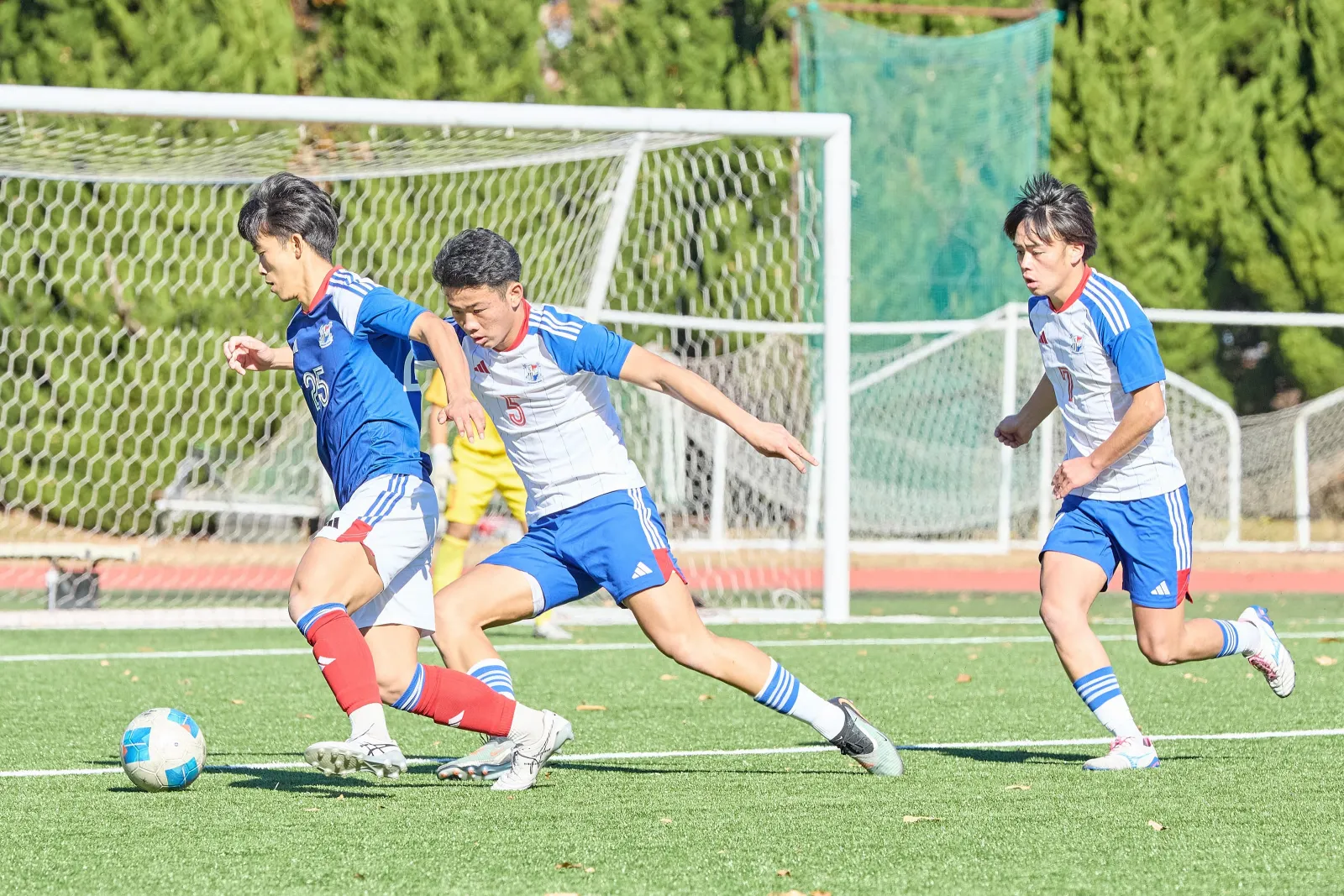 練習試合中の様子