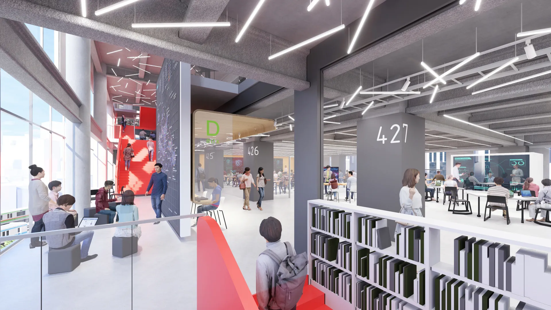 創立80周年事業として、建設される蒲田キャンパス新校舎コミュニケーションゾーン