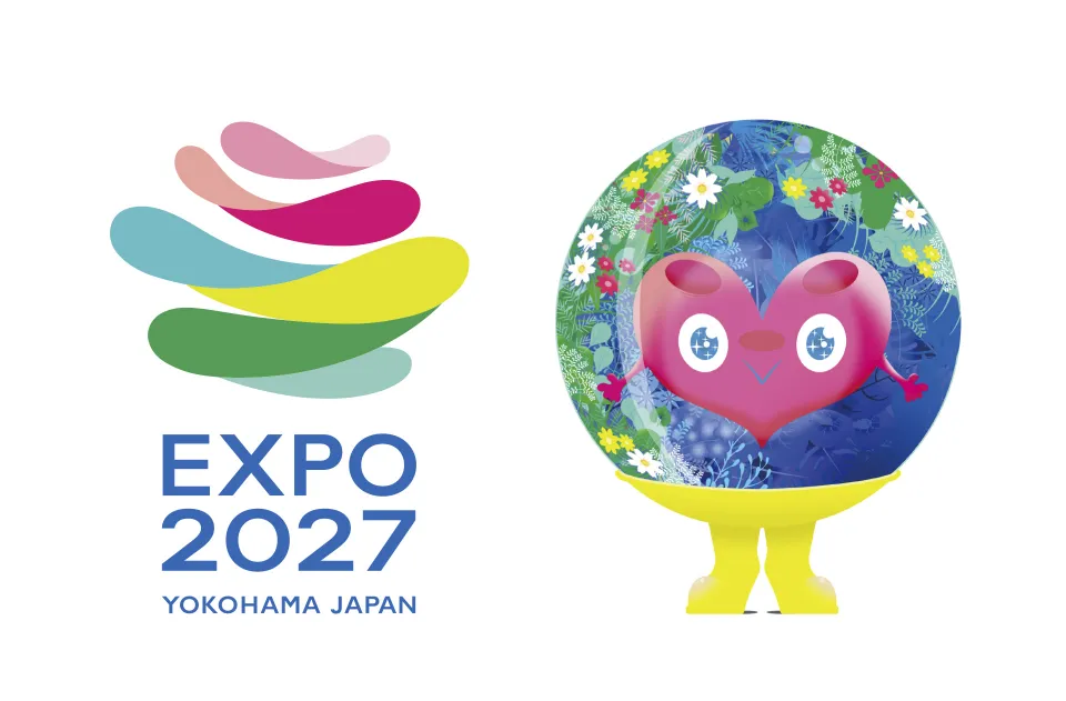 GREEN×EXPO 2027 ロゴとマスコット