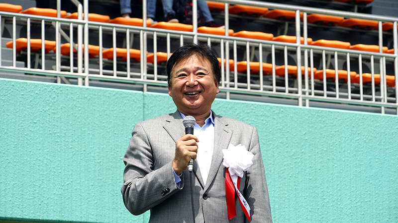 千葉理事長あいさつ。