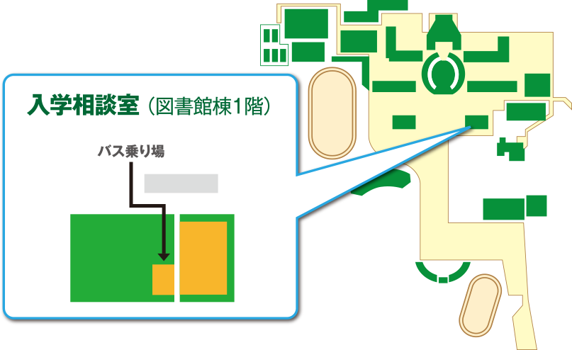 入学相談室(図書館棟1階)