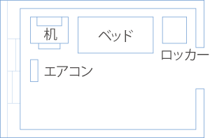 蒲田寮 間取り図