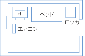 京浜寮  間取り図