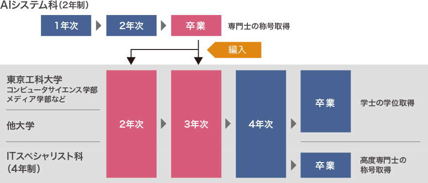 大学編入図