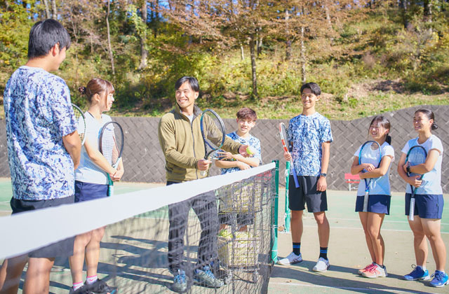 スポーツ健康学科 テニスコース