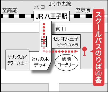 八王子キャンパス 交通のご案内