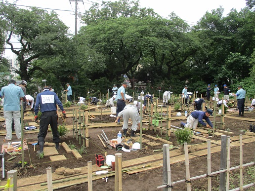 造園技能士 実技 試験 にチャレンジ ニュース トピックス 土木 造園科 土木 造園専門学校 東京 日本工学院